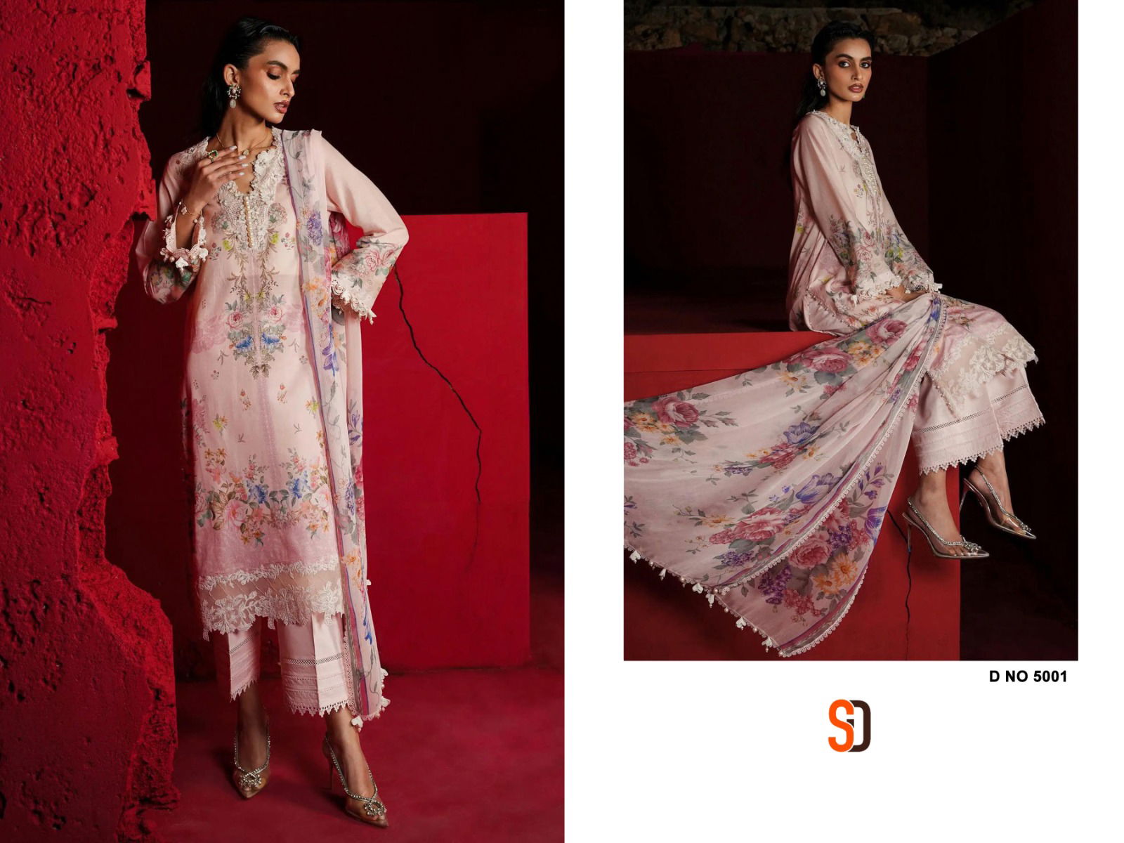 Sanafinaaz Vol 5 By Sharaddha Cotton Pakistani Dress Material Wholesale Shop In Surat